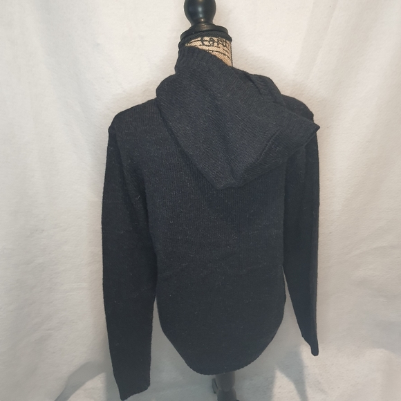 Bleu Ice Womens Wool Knit Acrylic Sweater MED Blue - Picture 4 of 8